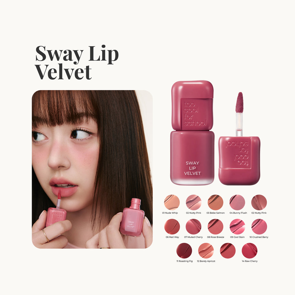 Sway Lip Velvet Soft Matte Korean Lip Tint